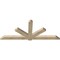 Ekena Millwork Kennewick Rough Sawn Timber Gable Bracket, Douglas Fir, 96"W x 40"H x 4"D x 6"F, 10/12 Pitch GBW096X40X0406KEN00RDF - alternate 4